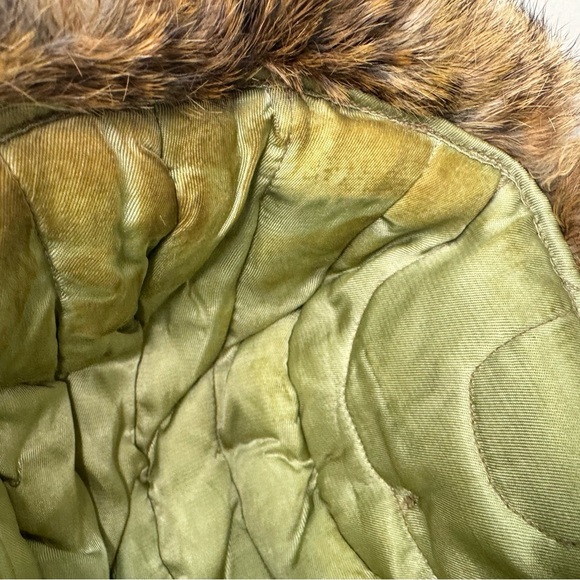 Crowncap Natural Rabbit Fur Trapper Hat Men's Size Large - Picture 6 of 11